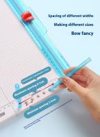 KW-trio 13095 Trimmer De Papel 7 En 1 Herramienta De Marcado Para Manualidades Corte De Papel Con Herramienta De Plegado Para Hacer Fotos - details 9