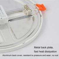 Luz De Panel LED Ultra Delgada Para Techo Ajustable Downlight Para Oficina Edificio Sala De Estar Iluminación Suspenida De Aluminio Dimmable - details 4