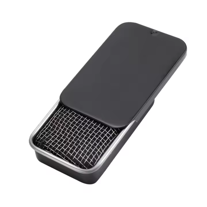 Estufa De Cocina Portátil De Acero Inoxidable Mini Para Camping Y Picnics Con Caja Desplazable De Pulverización Ligera Para Barbacoas Y Viajes - 1