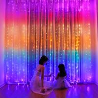 Luces De Encaje LED 6m/3m USB Luz Fina Para Festival Iluminación De Ventana Dormitorio Bodas Navidad Decoración Color Cálido - details 2