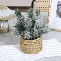 XIYA FLOWER Plantas Artificiales Rojas De Navidad Con Bayas Y Hojas Verdes En Maceta Material PE Decoración Para El Hogar - details 5