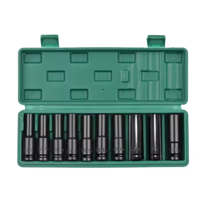 Juego De 10 Piezas De Rodillos Hexagonales L-Shaped (8-17mm/10-24mm) Para Reparación De Automóviles Herramientas De Llave De Impacto En Acero Carbono - 1