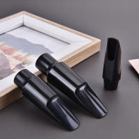 1PC Accesorio De Instrumento Profesional Soprano/Tenor/Alto Saxofón ABS Plástico Negro Boquilla Mouthpiece Para Música - details 0