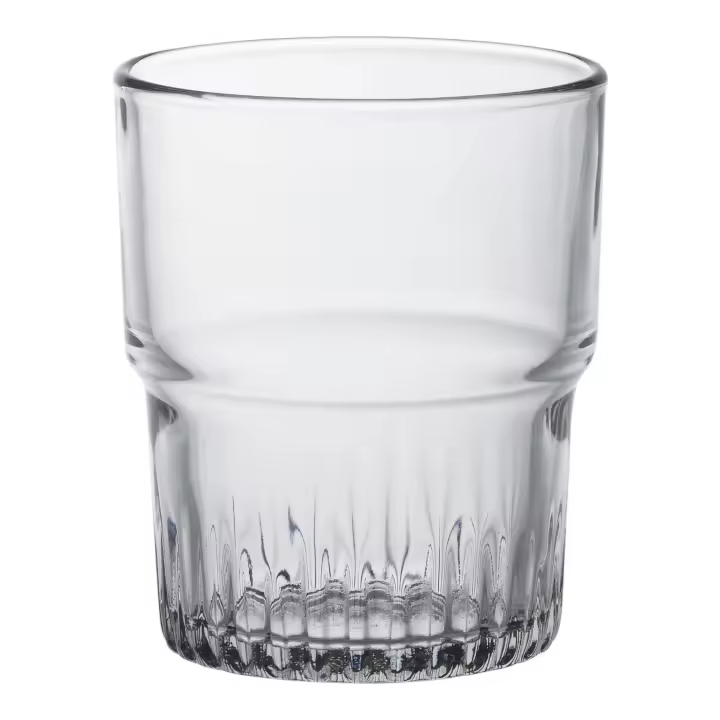 Duralex - Set de 6 Vasos de Vidrio Transparentes Apilables 20cl - Set de Vasos para Bebidas Frías y Calientes, Aptos para Lavavajillas - 1