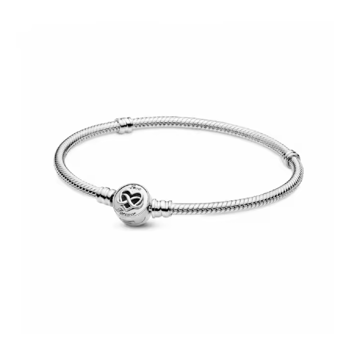 Pulsera Pandora Moments Cierre Corazón Infinito - 599365C00 - 1