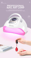 Secador De Uñas SUN X26 MAX 380W Lámpara UV LED Con 81 LEDs Para Polvos De Gel Sensor Inteligente Automático Manicura Art De Uñas - details 0
