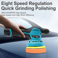 12V Cordless Car Polisher 8 Gears 380W Lithium Electric Polishing Waxing Machine For Repairing Scratches Wireless Sander Polish - details 4