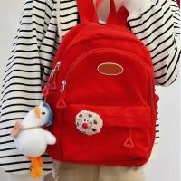 Mochila Grande Para Mujer Impermeable Ligera De Nylon Sólido Sin Colgantes Mochila Estudiantil Con Cierre De Cremallera - details 11