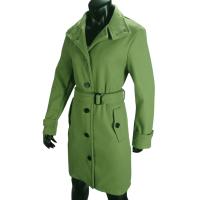 Abrigo De Mezclilla Para Mujer Invierno Cálido Chaquetas De Soltera Cuello Abajo Largo Ropa De Mujer Tipo De Cierre Doble - details 10