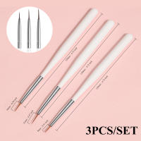 Set De 3 Pinceles Para Uñas Con Gel UV Pincel De Dibujo Ultrafino Para Manicura DIY Herramienta De Línea Estrecha Para Francés Y Acrílico - details 10