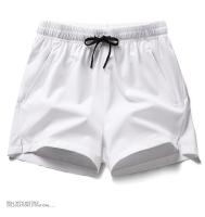 Shorts Deportivos Americanos Para Parejas Con Elasticidad Alta Pantalones Triples Rápidos Secado Entrenamiento Correr Fitness Verano Para Hombres - details 9