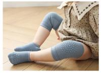 Pies De Bebé Con Protección De Rodilla En Calcetines Antideslizantes Para Niñas Y Niños Color Sólido Seguridad Al Escalar En La Pista De Carreras Invierno 2023 - details 4