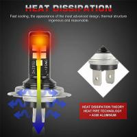 4X H7 LED Bajo haz Luces bombillas 60000LM 6000K 220W Blanco fresco - details 1