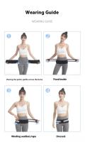 Cinturón De Corrección Pélvica Posparto OK De Tela Perforada Y Transpirable Cinturón De Apoyo Para La Cintura Y Estrechamiento Abdominal Material De Poliéster - details 6