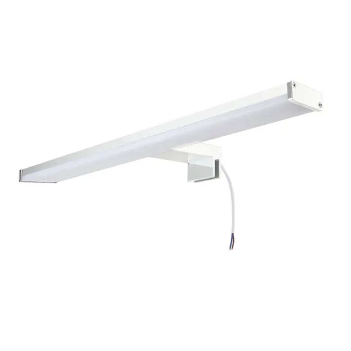 ALPINALUZ Aplique de baño para espejo LED 10W 40cm, diseño slim IP44 en aluminio con luz blanca neutra de 4000K - 1