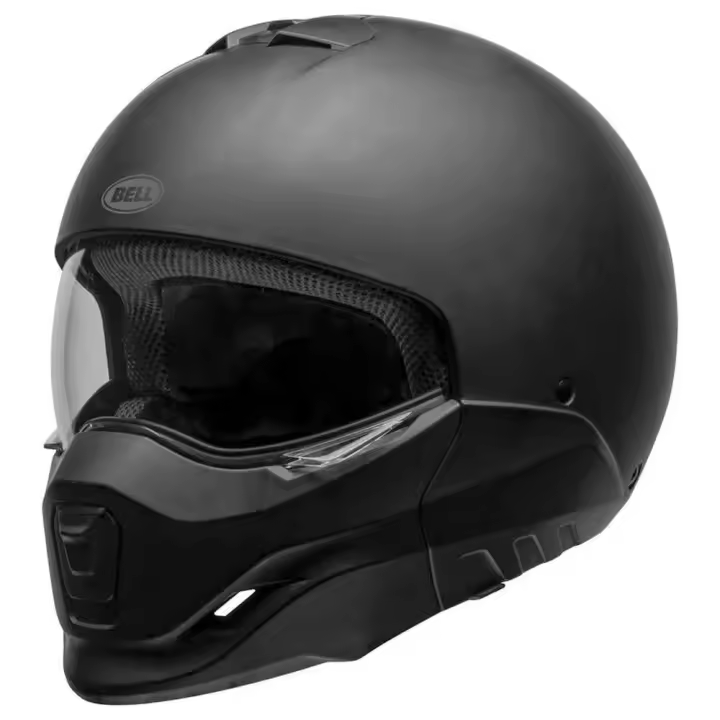 Bell Moto Casco Convertible Broozer Negro Adulto - 1