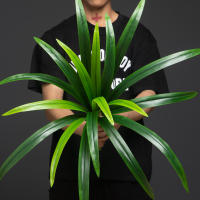 Planta Artificial De Gran Tamaño 60cm Con 18 Hojas De Orchidáceas Para Decoración De Jardín Interior Y Exterior Arbolado Falso Para Hogar Y Exposiciones - details 1