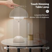 Lámpara de Mesa, lámpara de Mesa Bud, Luz decorativa de Ambiente, lámpara Bud, lámpara de noche en Forma De Seta (recargable) 1800 mAh - details 1