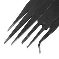 Juego De 6 Piezas De Aretes Precisos Para Reparación Industrial Antiestáticos Para Relojes Joyas Y Electrónica Incluye Aretes De Carbono - details 2