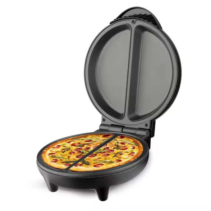 Máquina de desayuno con bandeja para hornear eléctrica profunda nueva de estándar europeo de la RAF, máquina para asar pizzas y sándwiches, máquina para hacer crepes con calentamiento por ambos lados. - 1