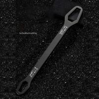 Llave De Tornillo Universal Ajustable 8-22mm Doble Cabeza Herramientas De Reparación De Motocicleta Y Coche Llave De Eje Mini Ratchete De Acero Inoxidable - details 6