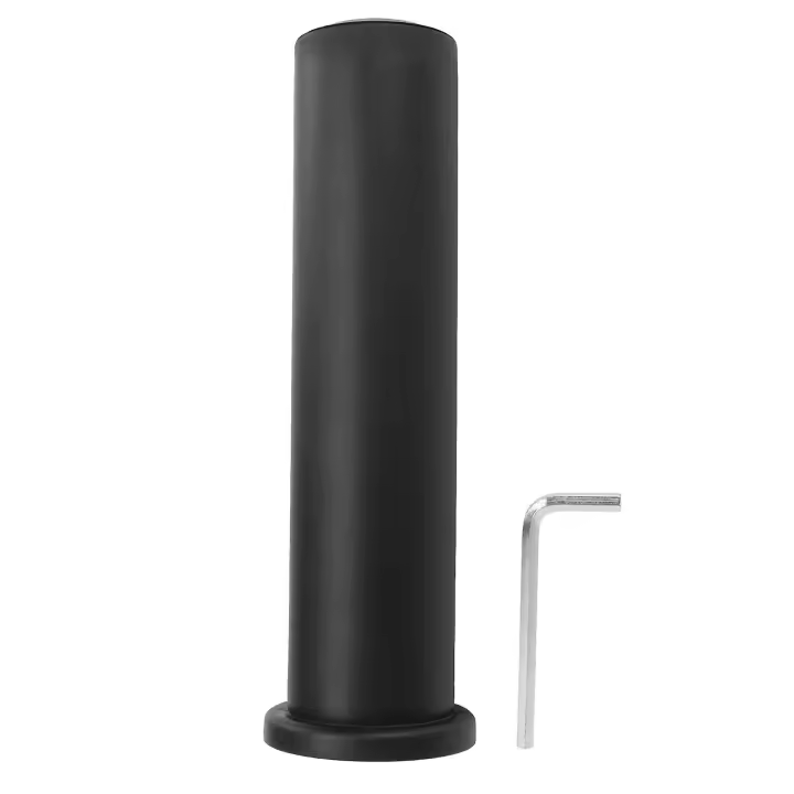 25mm to 50mm Barbell adaptador manga PP Negro equipo de fitness Accesorios - 1