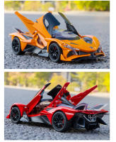 Coche De Juguetes De Metal Die Cast Apollo EVO 1/32 Con Luz Y Música Vehículo Deportivo Para Niños Con Puertas Abiertas Regalo De Cumpleaños - details 6