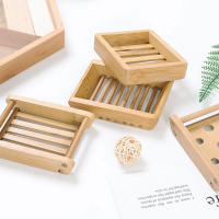 Porta Saboneta De Bambú Natural Madera Soporte Para Baño Almacenamiento Portátil Placa Caja Contenedor Decoración Del Hogar - details 21