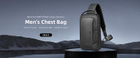 Bolsa De Cintura HcanKcan Para Hombres Y Mujeres Impermeable Con Cierre YKK Bolsa Transversal Táctica De Viaje Casual - details 0
