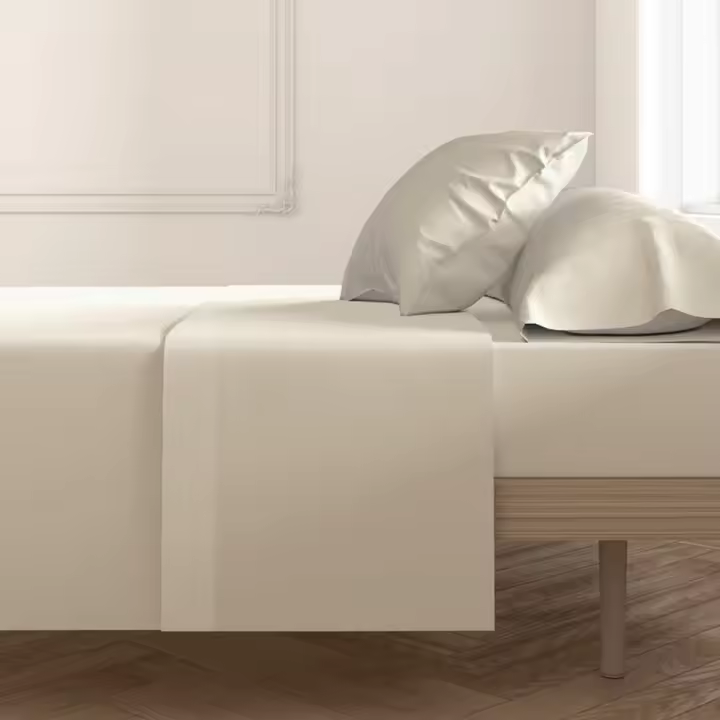 Sábana Encimera Happy Home Beige Mixcolors para Cama de 120 - Comfort y Estilo en Tu Dormitorio - 1