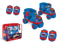 Mondo toy  Toys Ruedas Ajustables Niños,  Set de Patines Infantiles con Protecciones, Talla 22 a 29, Dibujo Animado, Multicolor, 40 x 40 x 40 cm Dodelo Spideman Frozen Unicornio - details 0