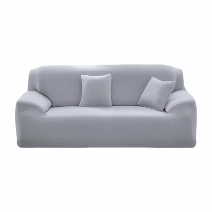 Cubierta Elástica De Sofá De Color Sólido Para Sala De Estar Cubierta De Esquina L Gruesa Necesita Comprar 2 PCS Para Sofá L - 1