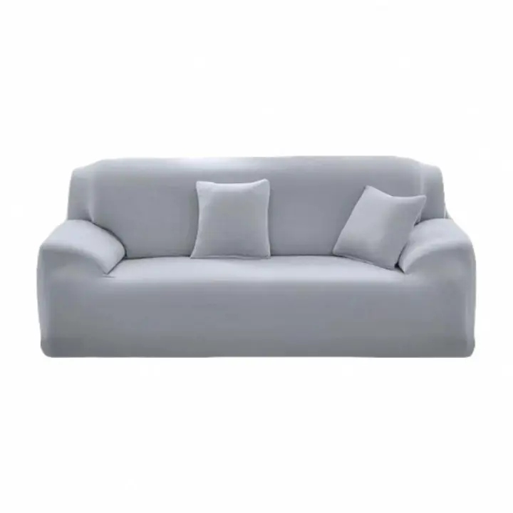 Cubierta Elástica De Sofá De Color Sólido Para Sala De Estar Cubierta De Esquina L Gruesa Necesita Comprar 2 PCS Para Sofá L - 1