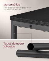 Mesa Auxiliar Estrecha con enchufe integrado, 3 Estantes y Revistero, Ideal para Espacios Pequeños en Salón, Dormitorio, Estudio - details 19