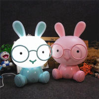 Lámpara De Noche LED Táctil Para Niños Con Diseño De Conejo Cartoon Luz De Mesa Para Habitación Infantil Decoración De Navidad Regalo Para Niños - details 5