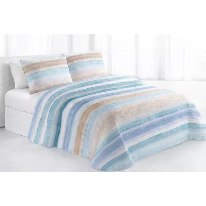 Colcha bouti para Verano y Entretiempo, Colcha para Cama 90/105/135/150, 100% Poliester, Colcha Cubre Cama Fina, Suave, incluye funda de cojin 45x70cm - 1