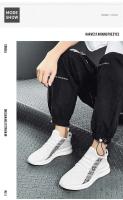 Zapatillas De Hombre Transpirables De Malla Blanco Moda Gimnasio Casual Ligero Para Caminar Zapatos De Tamaño Grande Para Parejas - details 12