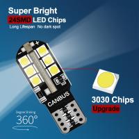 6Pcs T10 LED Canbus W5W Lámparas LED 168 194 Sin Errores Luz Interior De Coche Lámpara De Placa De Licencia 6000K Blanca 12V - details 1