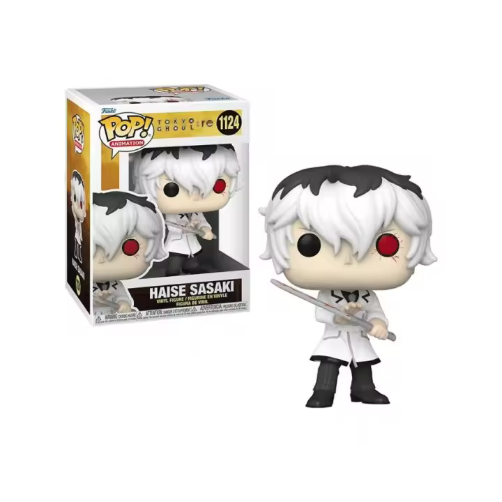 Funko Pop Haise Sasaki Tokyo Ghoul 1124 - Figura Coleccionable 10cm - 1