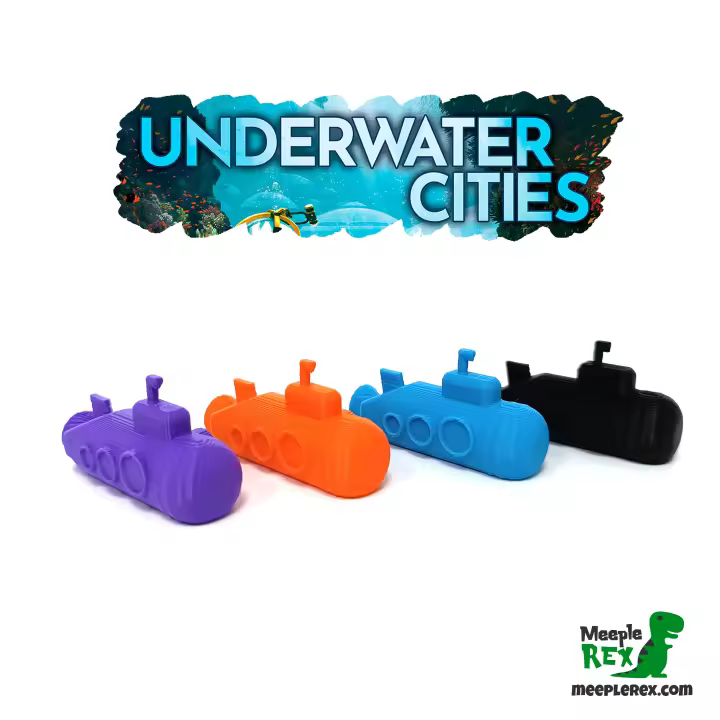 Recursos Underwater Cities / Meeple Rex / Accesorios para juegos de mesa - 1