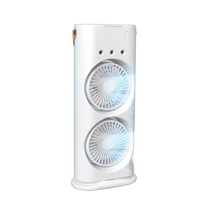 Aire Acondicionado Portátil, Mini Enfriador de Aire, Enfriador De Aire, Enfriador por Evaporación with 7 Colores LED, Temporizador, 3 Velocidades - 1