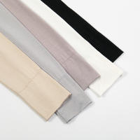 Guantes De Encaje Modal Islámico Cubre Brazos Elásticos Para Hija Y Mujer Cubre Mangas Abaya Hijab Islam Multifuncional Unisex - details 7