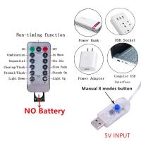 Luces De Encaje LED USB Con Control Remoto 8 Modos Para Decoración De Habitaciones Jardines Bodas Y Fiestas Navideñas - details 2