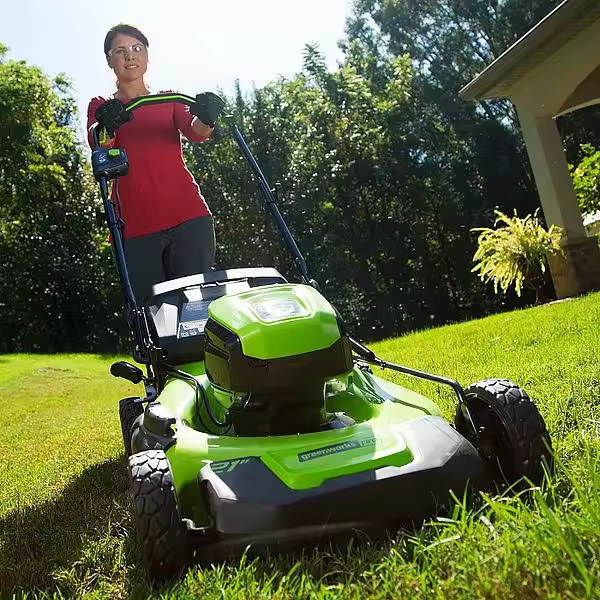 Greenworks Kosiarka akumulatorowa 60V kosiarka 46 cm zestaw Å‚adowarka + aku 4Ah - 1