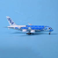 Modelo De Avión A380 ANA Turtle Airlines a Escala 1:400 Con Plataforma De Aterrizaje De 20cm Colección De Juguetes De Aleación Para Niños Y Adultos - details 15