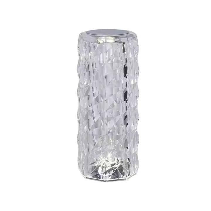 Lámparas de mesa Lámpara de mesa de cristal Luz de noche que cambia de color RGB Luz táctil para sala de estar - 1