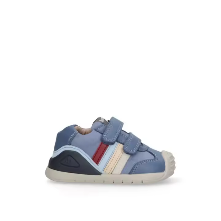 Botin BIOMECANICS 241110 Azul con Suela Plana y Exterior en Piel - 1