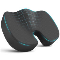Cojín De Memoria De Espuma Para Viaje Soporte Coccyx U-Shaped Almohada Para Silla Cojín De Masaje Ortopédico Para Coche Y Oficina - details 4