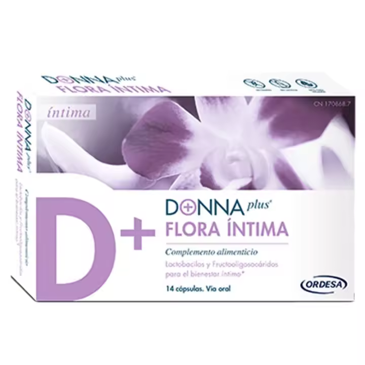 Donna Plus Flora Íntima 14 Cápsulas - Probiótico intimo - Salud íntima - 1