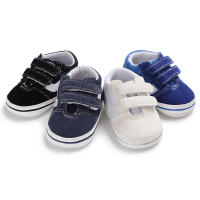 Zapatillas De Lona Para Bebé Niño Y Niña Antideslizantes Suaves Primera Caminata Clásicas Estilo Casuales Con Rayas Para Todas Las Estaciones - details 2
